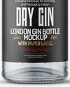 Dry Gin Bottle Mockup
