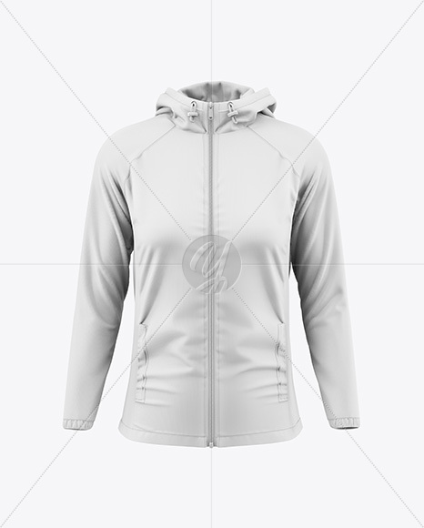 Women's Windbreaker Jacket Mockup