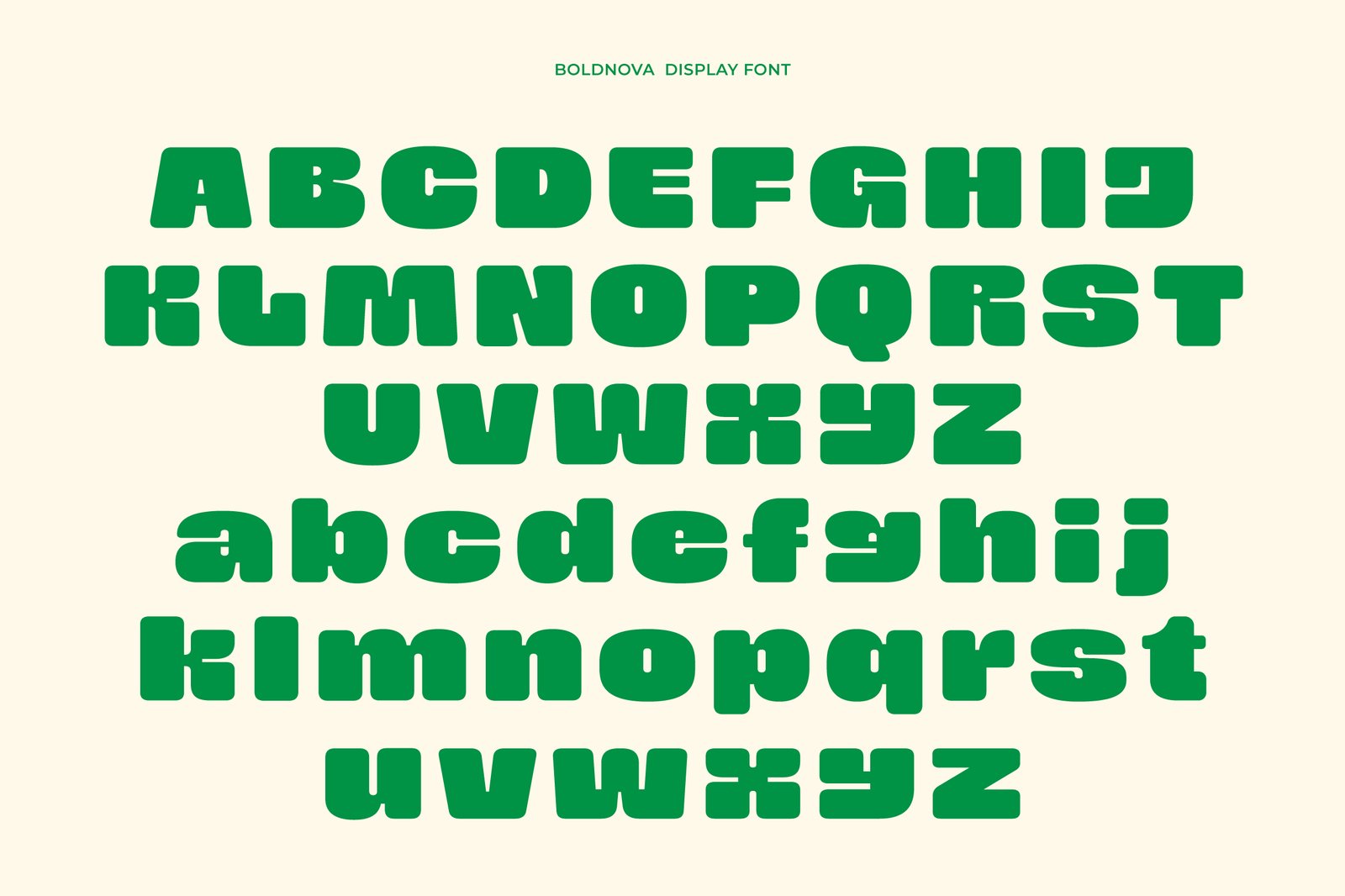 Boldnova - Bold Font