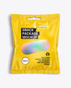 Glossy Snack Package Mockup