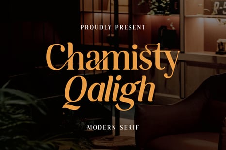 Chamisty Qaligh Font - Stylish fonts