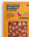 Milk Chocolate Bar with Nuts Mockup