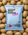 Metallic Chips Pack on Patatoes Mockup
