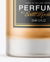 Color Liquid Frosted Glass Perfume Bottle Mockup