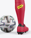 Soccer Kit w/ Mannequin Mockup - Back View