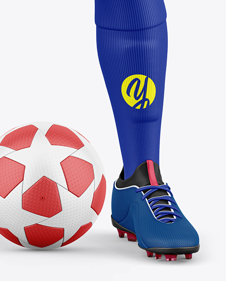 Full Soccer Kit w/ Mannequin Mockup - Front View