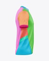 Round Collar Soccer Jersey Mockup