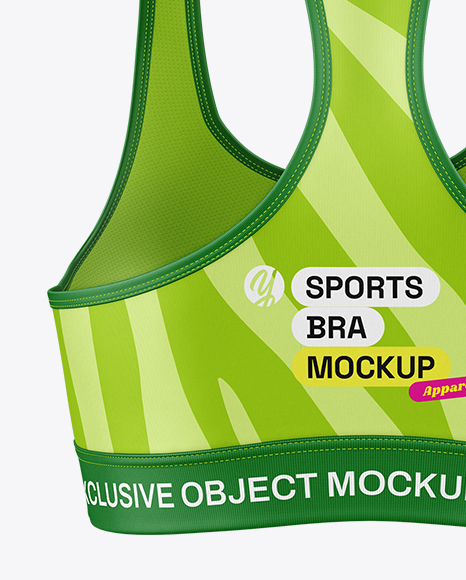 Women's Sports Bra Mockup