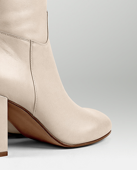 Pair of Women's High-Knee Boot Mockup