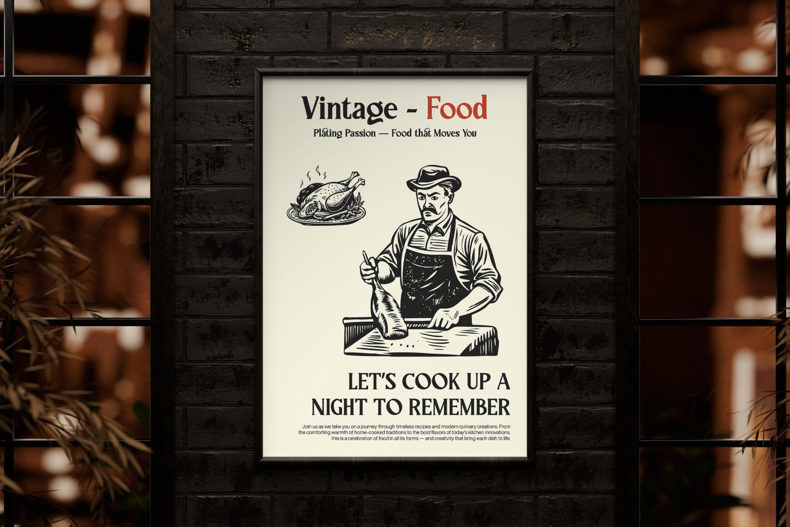 Vintage Food Illustration Set