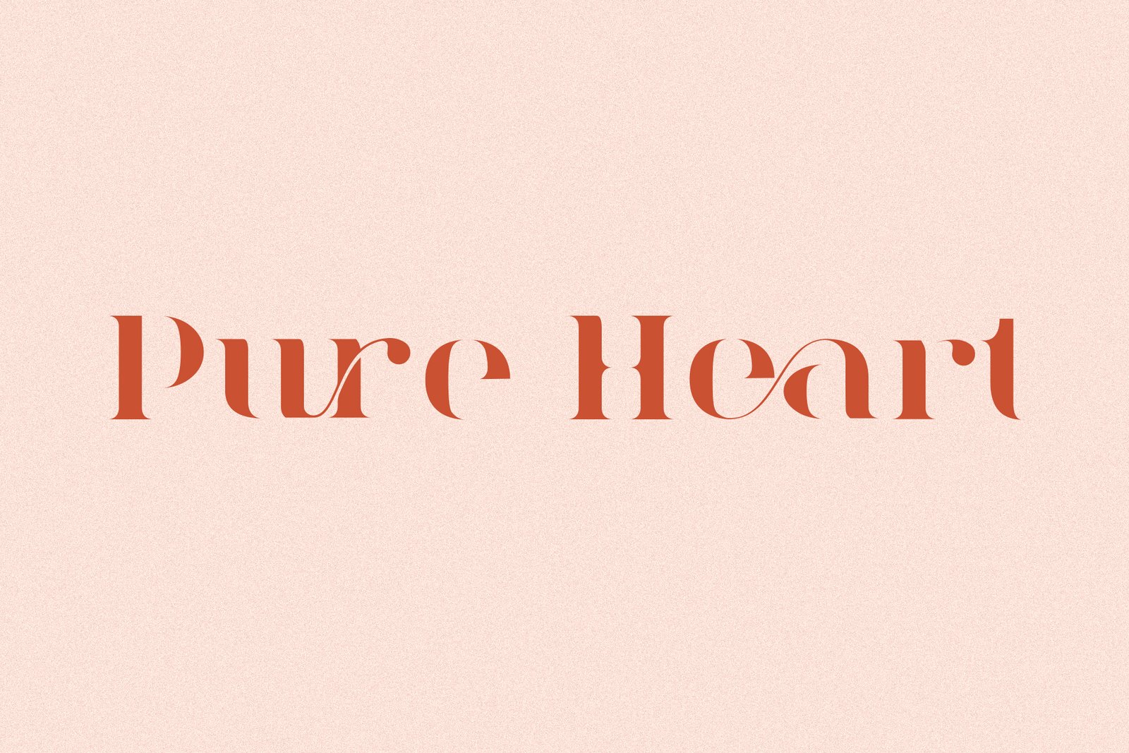 Pure Heart - Serif Font