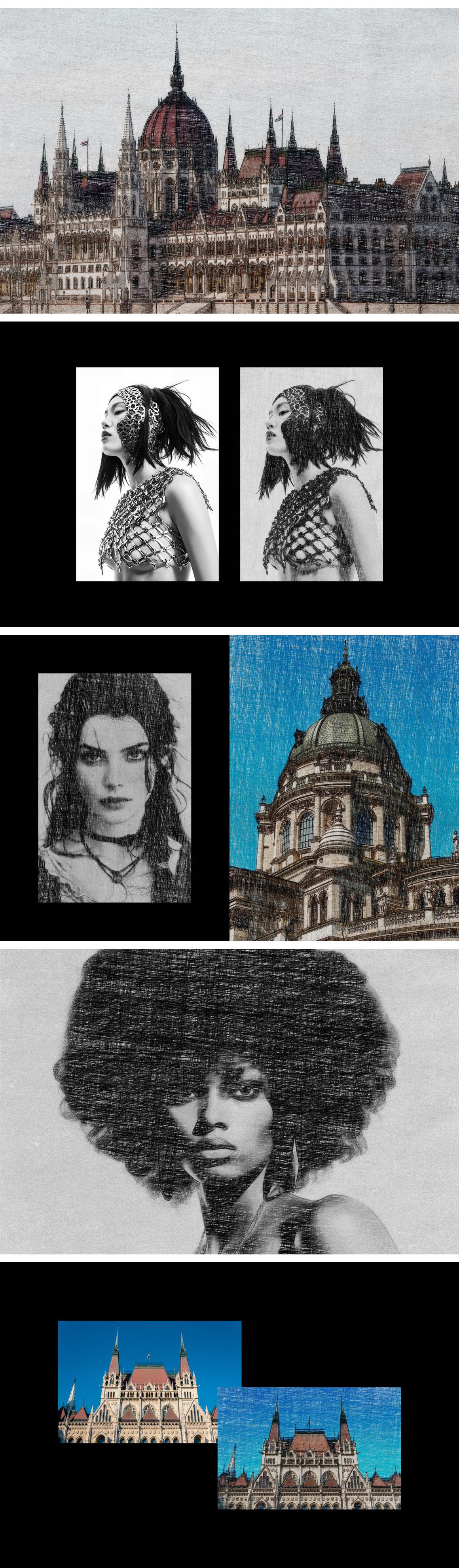 Pencil Sketch Photo Effect