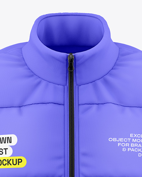 Women's Down Vest Mockup
