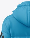 Men's Down Jacket Mockup - Back View