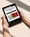 Ipad in Hands Mockup