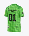 Soccer Jersey Mockup - Back Half Side View