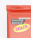 Matte Snack Package Mockup