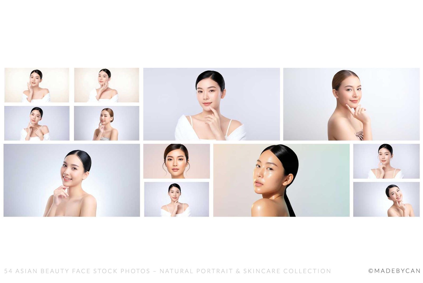 54 Asian Beauty Face Stock Photos – Natural Portrait &amp; Skincare Collection