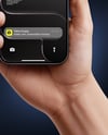 iPhone 17 Air Space Black in a Hand Mockup