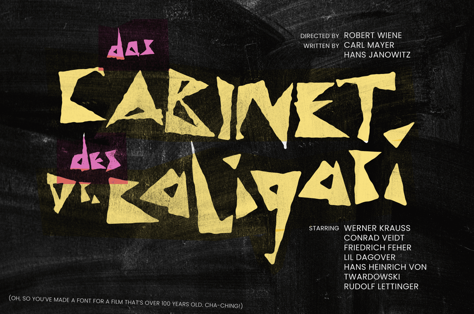 Shock Value - An Expressionist, Cartoon-ish, Horror Display Font.