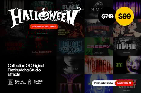 Halloween Photoshop Effects Bundle - Add-Ons