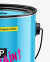 Paint Tin Can w/ Handle Mockup