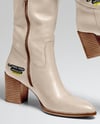 Pair of High-Knee Boots on Women's Legs Mockup