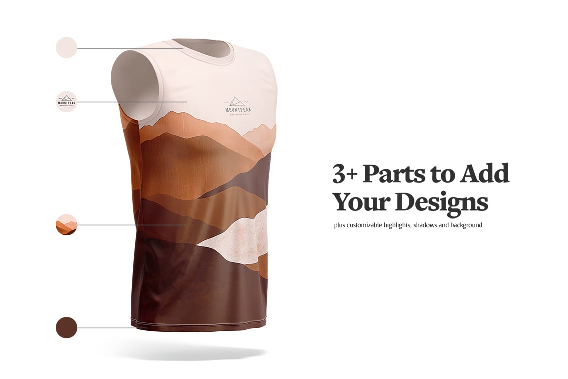 Sleeveless Shirt Animated Mockup