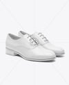 Pair of Women's Oxford Shoes Mockup