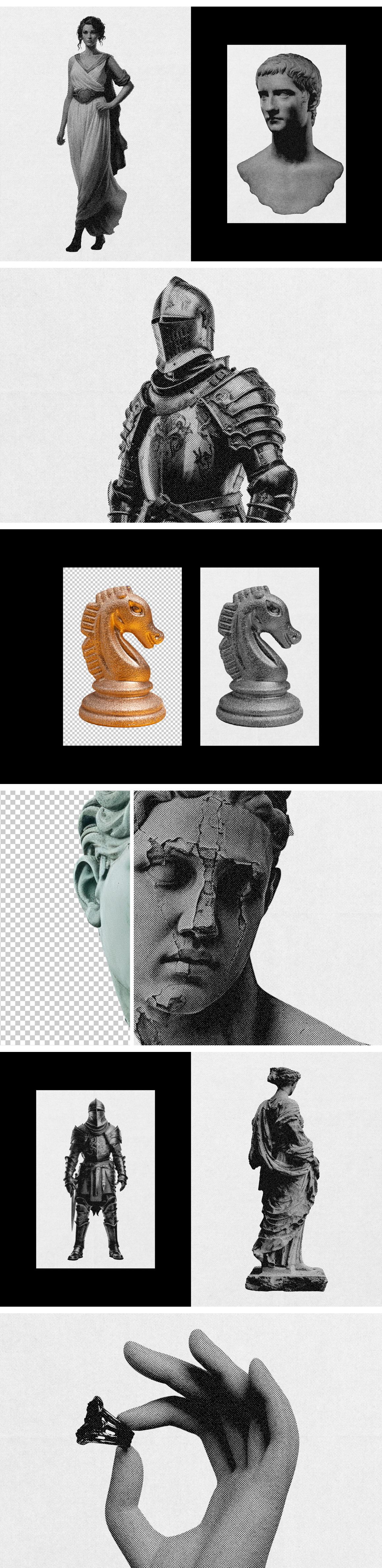 Antique Engraving Photo Effect