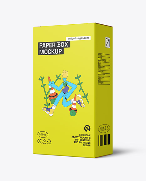 Paper Box Mockup