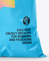 Large Glossy Snack Bag Mockup