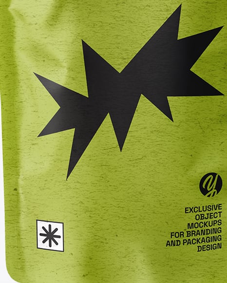 Kraft Stand-up Pouch Mockup