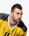 Man Wearing Full Ice Hockey Kit Mockup