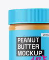 Jar With Peanut Butter Mockup