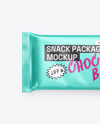 Matte Metallic Snack Package Mockup