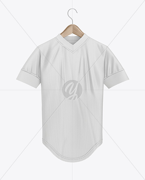 Baseball Jersey on a Wooden Hanger Mockup