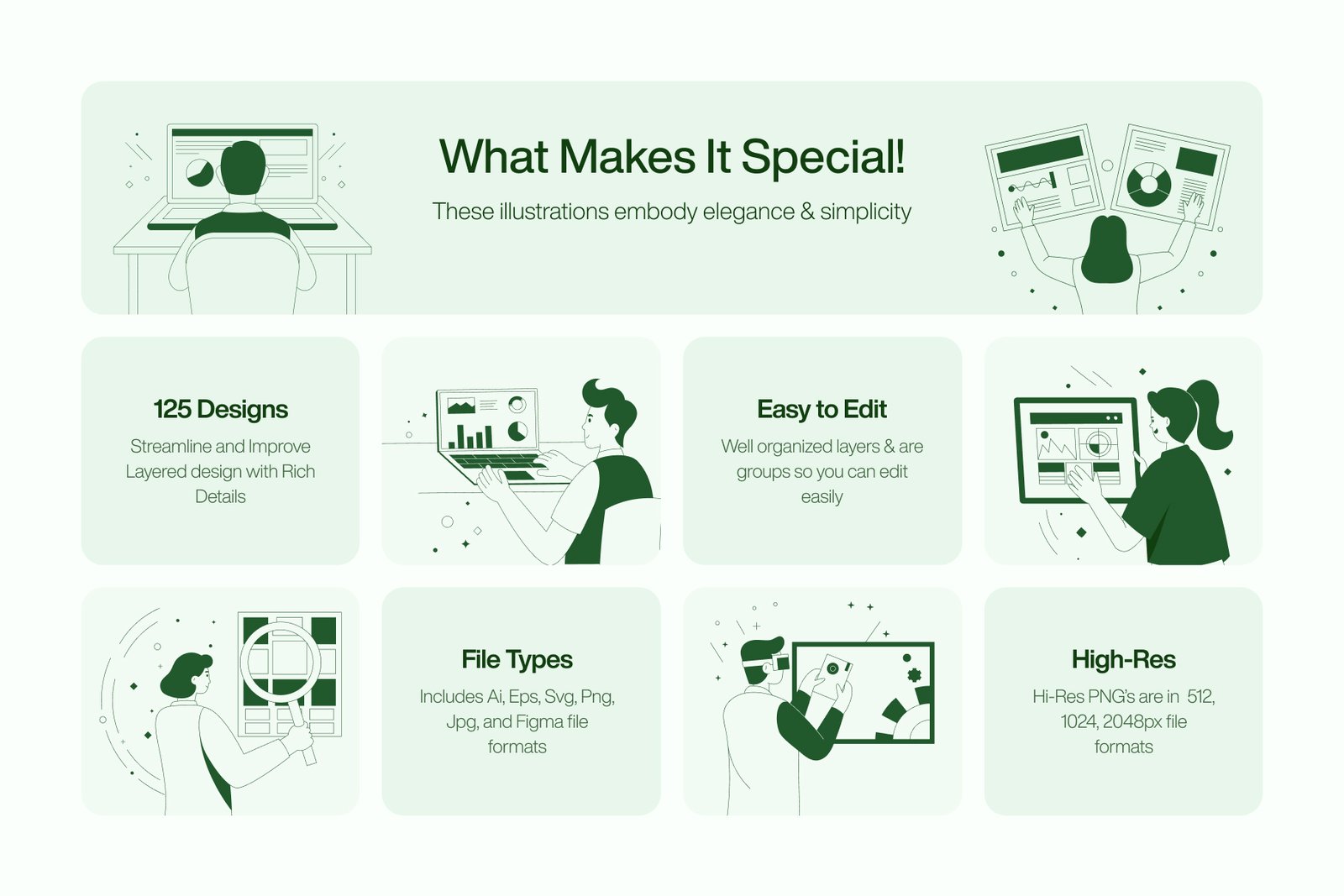 Research Illustration Set