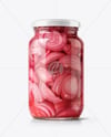 Canned Red Pickled Onions Mockup