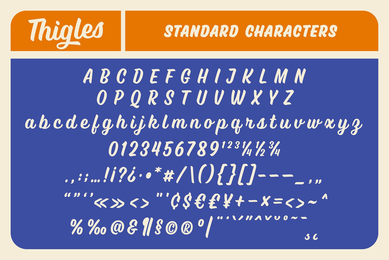 Thigles Font