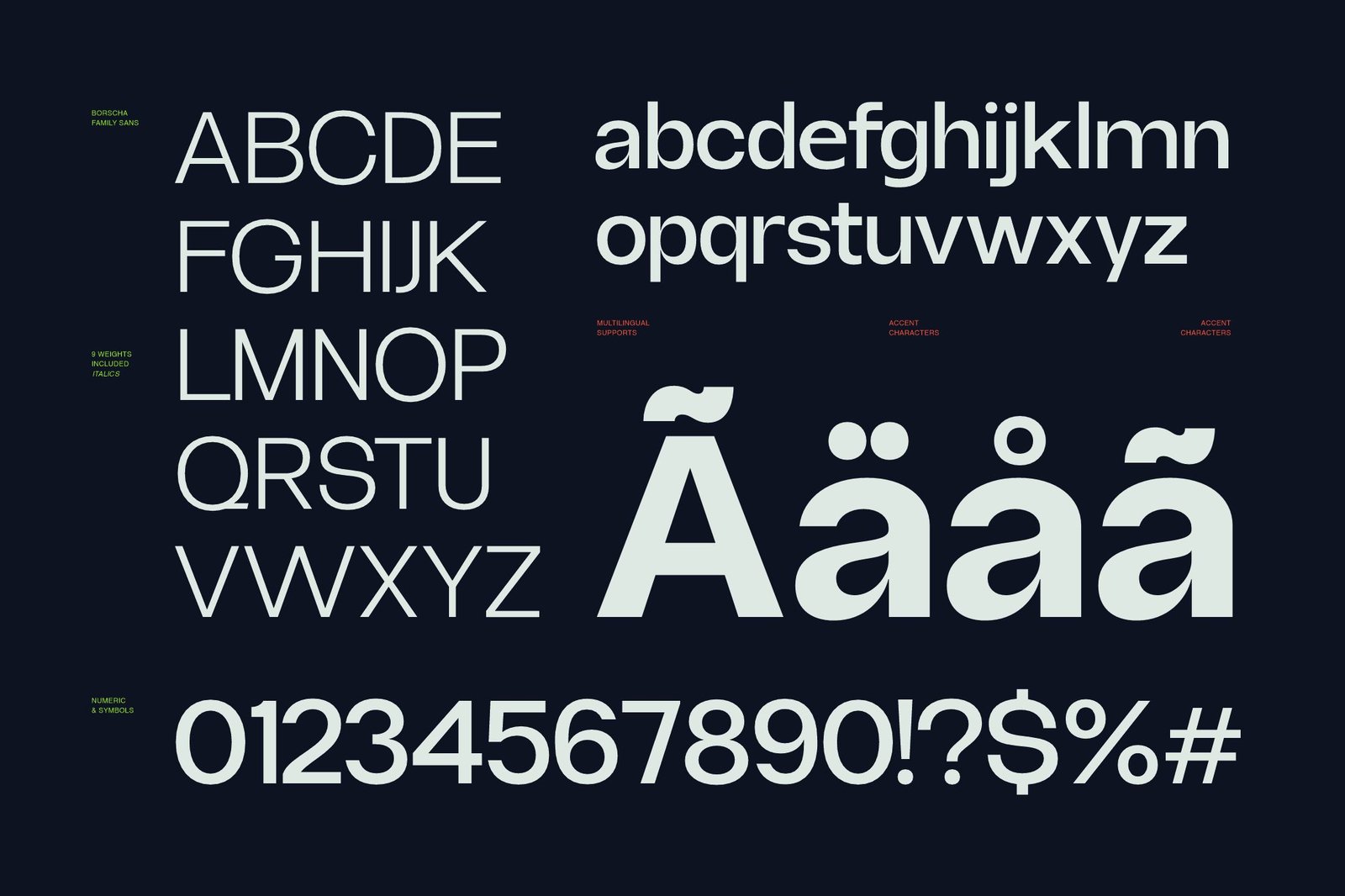 Borscha Typeface