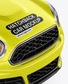Hatchback Mockup - Half Side View