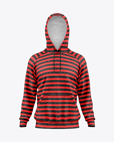 Men's Heather Hoodie Mockup - Front View