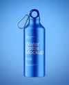 Aluminum Water Bottle Mockup