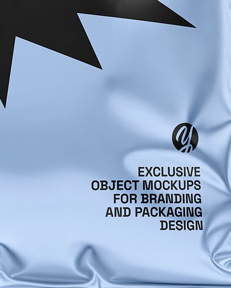 Metallic Food Pack Mockup