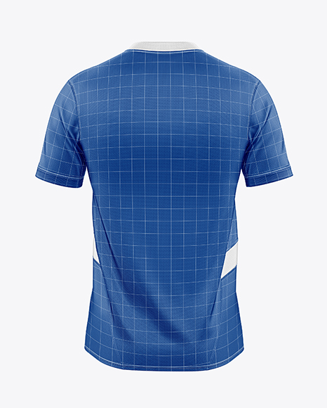 Round Collar Soccer Jersey Mockup