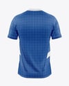 Round Collar Soccer Jersey Mockup
