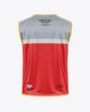 Safety Vest Mockup - Back View