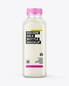 Square Milk Bottle Mockup