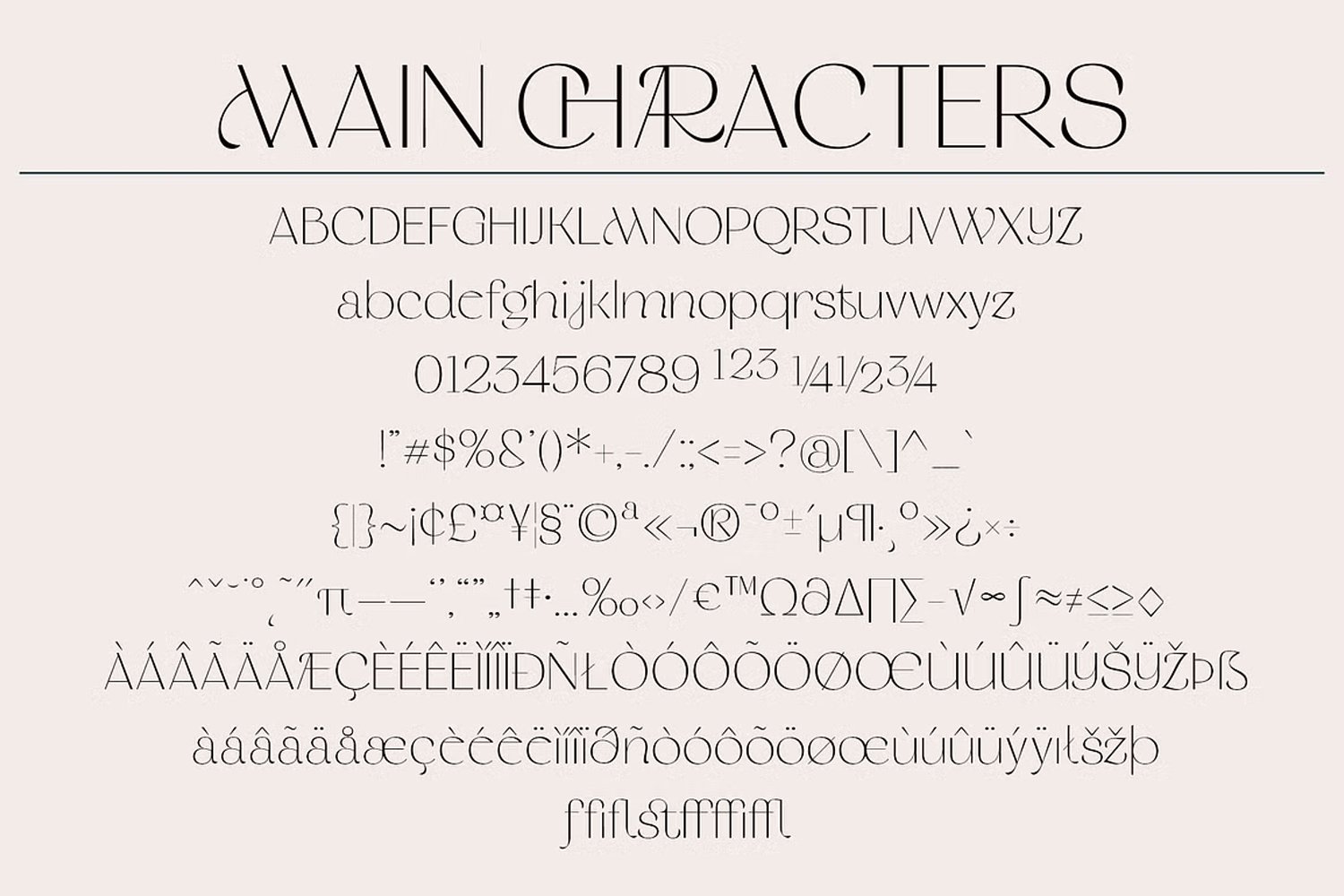 Murina Elegant Display Font